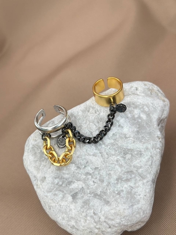 Alexander McQueen кольцо 980525XY в GLOBESTYLE