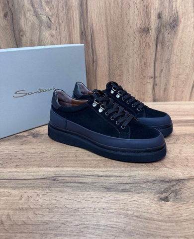 Santoni кроссовки артикул 482168GL в интернет-магазине «GLOBESTYLE»