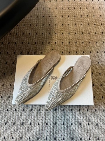 Brunello Cucinelli мюли артикул 120150SZ в интернет-магазине «GLOBESTYLE»