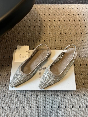 Brunello Cucinelli балетки артикул 271068YG в интернет-магазине «GLOBESTYLE»