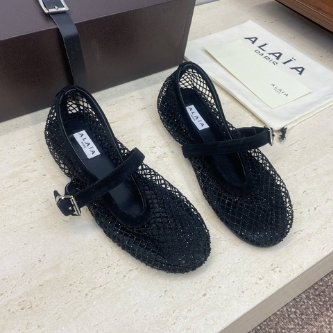 Alaia балетки артикул 473594RT в интернет-магазине «GLOBESTYLE»