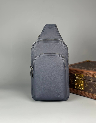 Louis Vuitton рюкзак мужские натуральная кожа голубые премиум 931617BG