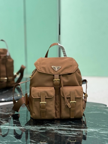 Prada рюкзак женские текстиль нейлон оранжевые премиум 656270UI
