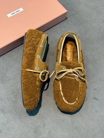 Miu Miu лоферы артикул 347552VR в интернет-магазине «GLOBESTYLE»