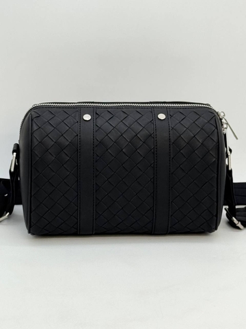 Bottega Veneta сумка мужские натуральная кожа черные люкс 958423BQ