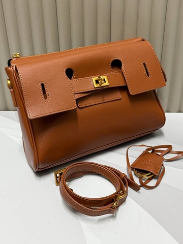 Balenciaga сумка женские натуральная кожа оранжевые люкс 319866HL