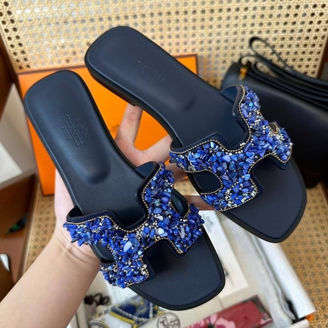 Hermes шлепанцы артикул 596252HF в интернет-магазине «GLOBESTYLE»
