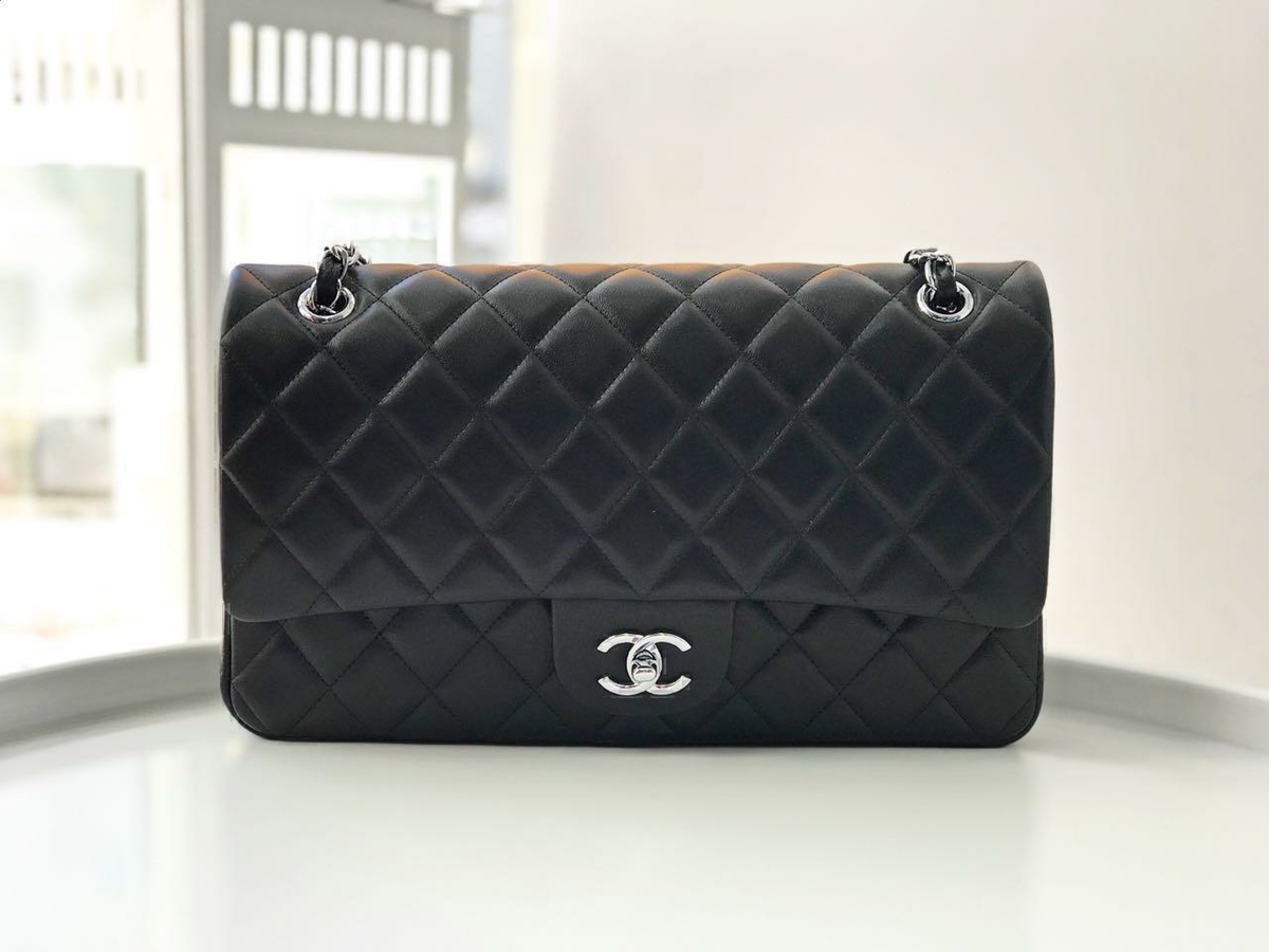 Chanel сумка черный натуральная кожа  в «Globestyle» арт.9126VP