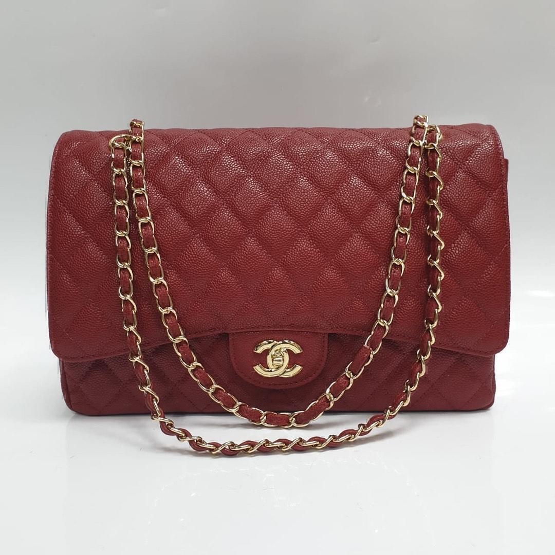 Chanel сумка люкс красный  в «Globestyle» арт.7967GT