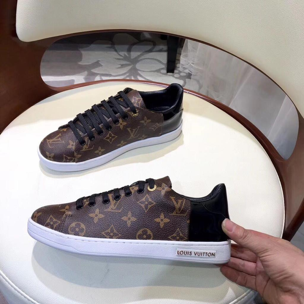 Louis Vuitton кроссовки люкс коричневый  в «Globestyle» арт.8233AV