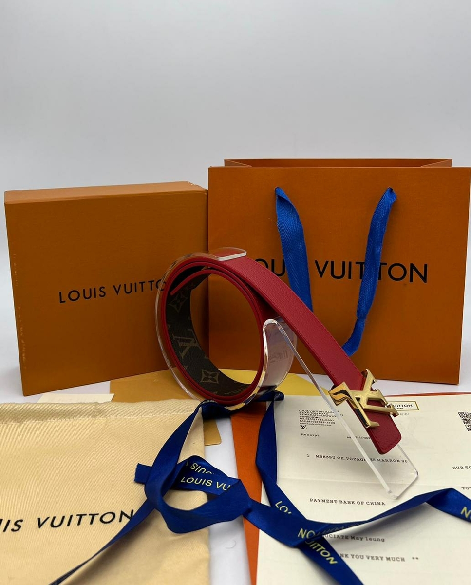 Louis Vuitton ремень #3 в «Globestyle» арт.921783WH