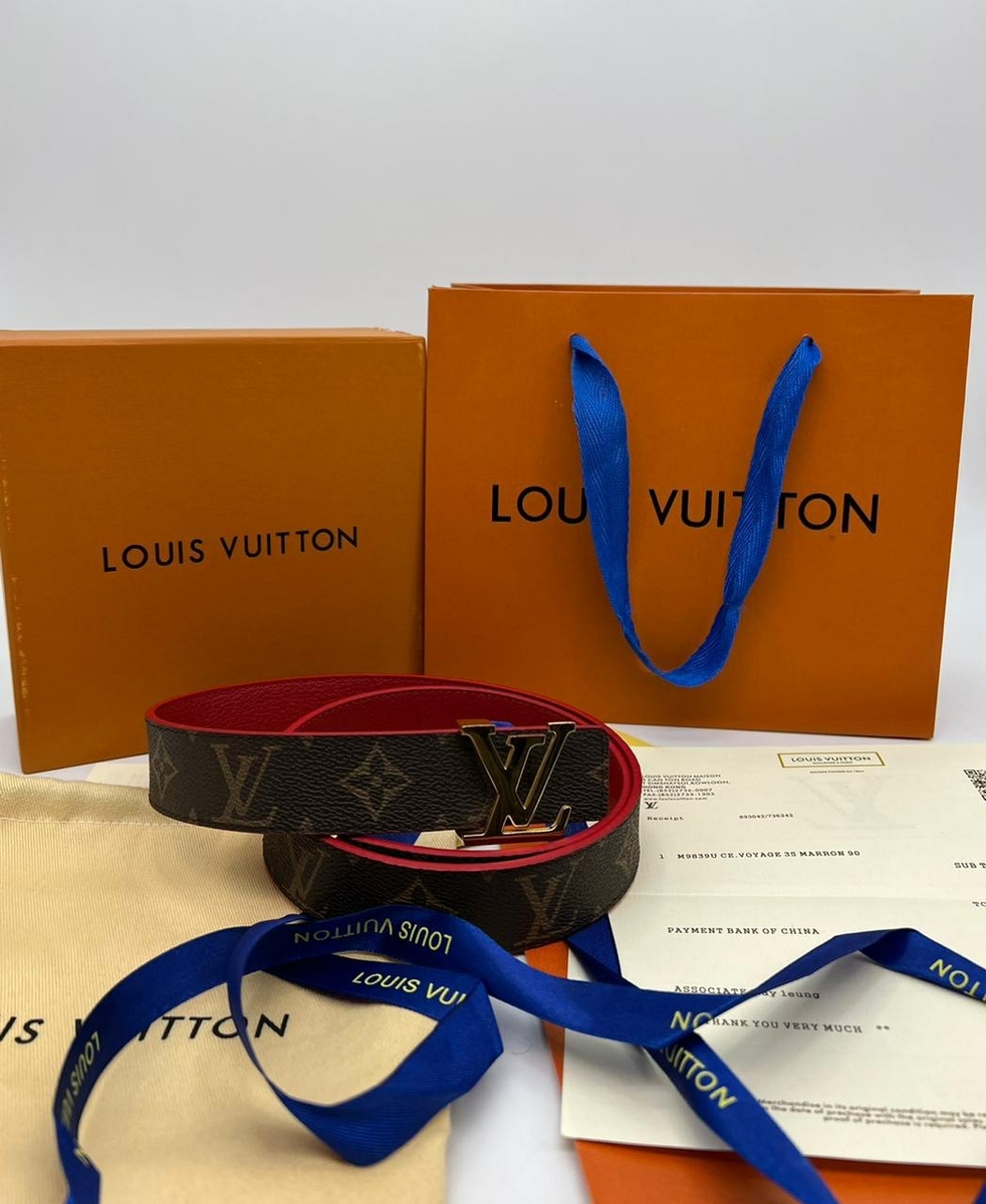 Louis Vuitton ремень #4 в «Globestyle» арт.921783WH