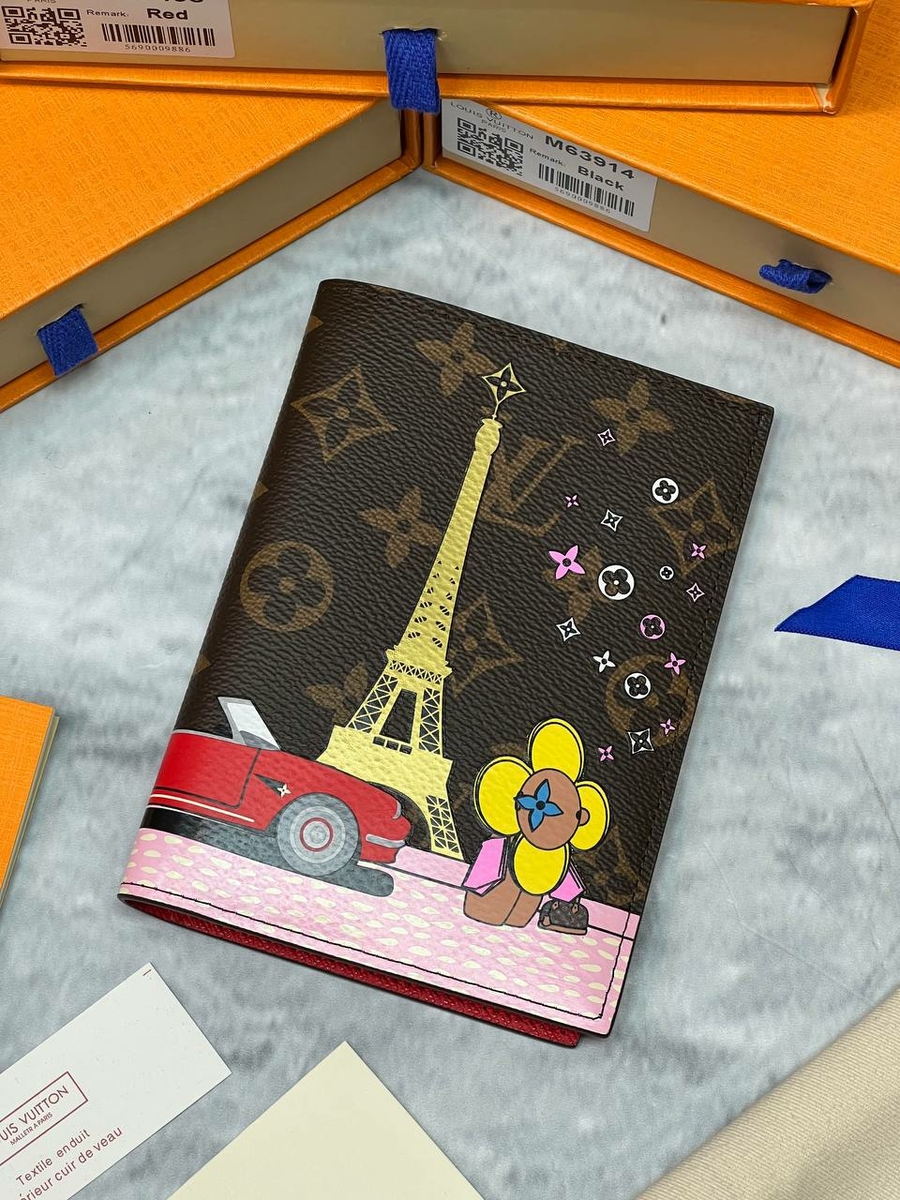 Louis Vuitton обложка на паспорт #5 в «Globestyle» арт.550720IW
