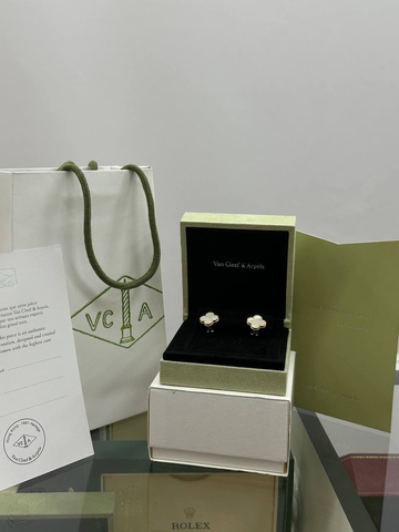 Van Cleef & Arpels Vintage Alhambra серьги женские премиум 893487KH