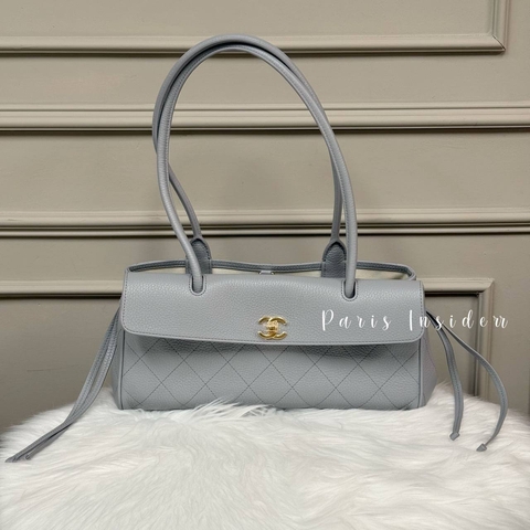 Chanel сумка женские натуральная кожа голубые люкс 323123LT