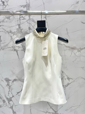 Alexander McQueen блузка женские бежевые белые премиум 367442UA