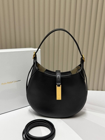 Ralph Lauren сумка женские натуральная кожа черные люкс 850638AC