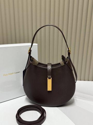 Ralph Lauren сумка женские натуральная кожа коричневые люкс 272389AN