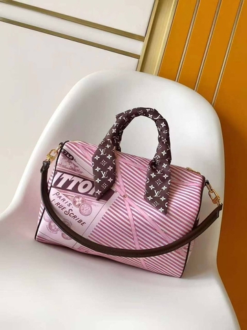 Louis Vuitton сумка женские текстиль нейлон розовые премиум 890873HD
