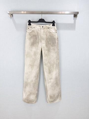 Loewe джинсы женские бежевые премиум 285118UO