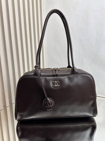 Chanel сумка женские натуральная кожа коричневые люкс 821472MT