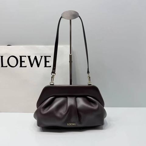 Loewe сумка женские натуральная кожа коричневые люкс 264422HW