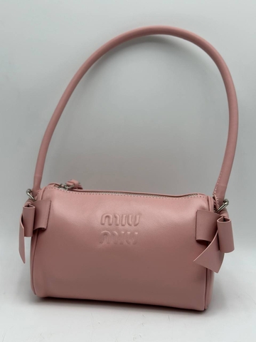 Miu Miu сумка женские натуральная кожа розовые люкс 541930CO