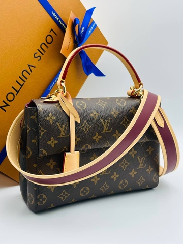 Louis Vuitton сумка женские канва натуральная кожа коричневые люкс 748287YW