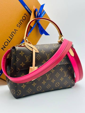 Louis Vuitton сумка женские канва натуральная кожа коричневые люкс 552797DJ