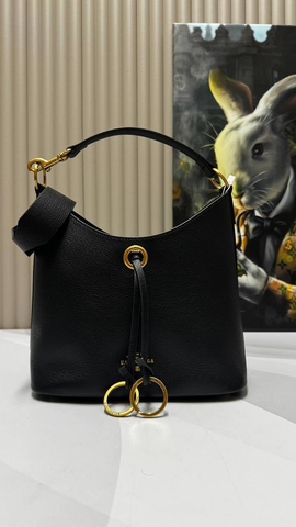 Balenciaga сумка женские натуральная кожа черные люкс 672389BY