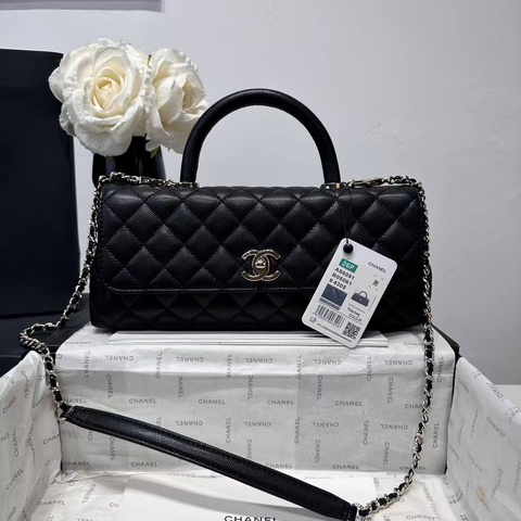 Chanel сумка женские натуральная кожа черные премиум 334436PK