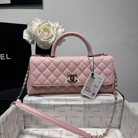 Chanel сумка женские натуральная кожа розовые премиум 102172VH