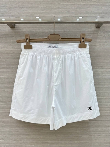 Chanel шорты женские белые премиум 666651LP