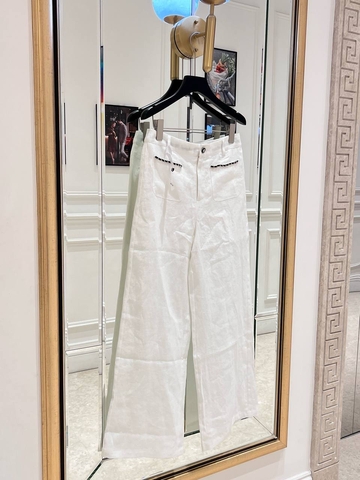 Chanel брюки женские белые премиум 820427SP
