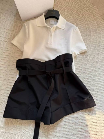 Yves Saint Laurent костюм женские белые черные премиум 774299SS