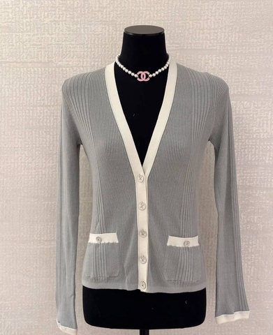 Chanel кардиган женские серые премиум 291389CO