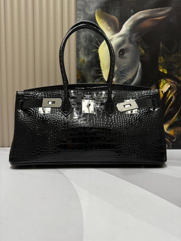Hermes сумка женские натуральная кожа черные люкс 758335VH