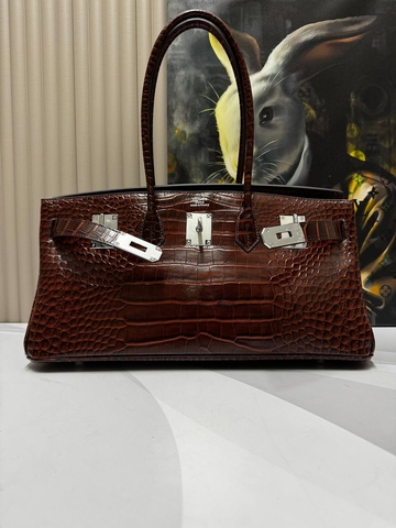 Hermes сумка женские натуральная кожа коричневые люкс 462872VJ
