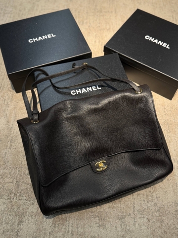 Chanel сумка женские натуральная кожа черные премиум 117914ET