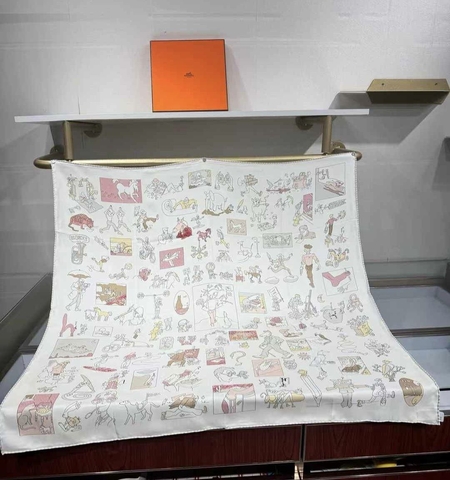 Hermes платок артикул 501276IG в интернет-магазине «GLOBESTYLE»