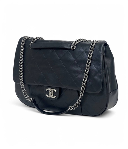 Chanel сумка женские натуральная кожа черные премиум 785590BV