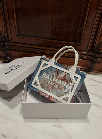 Balmain сумка женские натуральная кожа текстиль микс премиум 272961GE
