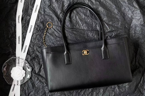 Chanel сумка женские натуральная кожа черные премиум 918184VY