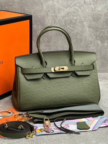 Hermes сумка женские натуральная кожа зеленые люкс 773180LN