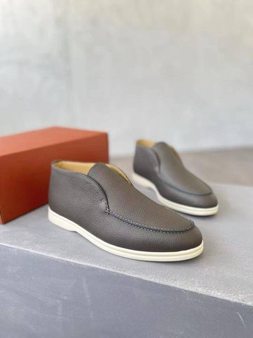 Loro Piana лоферы мужские натуральная кожа зимние весенние / осенние коричневые премиум 103617UE