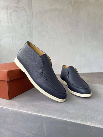 Loro Piana лоферы мужские натуральная кожа весенние / осенние синие премиум 858409TP