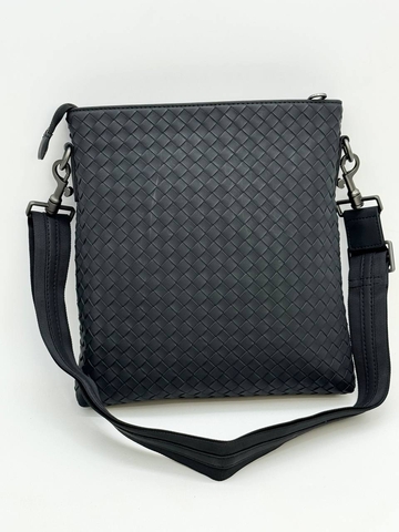 Bottega Veneta сумка мужские натуральная кожа серебристые люкс 443083WD
