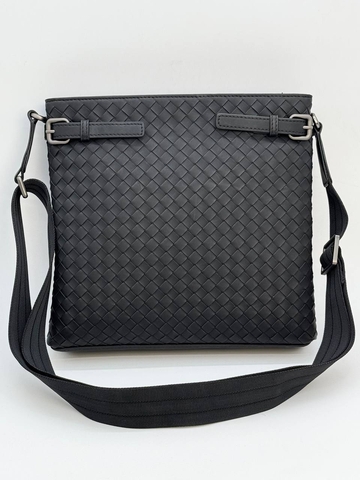 Bottega Veneta сумка мужские натуральная кожа черные люкс 919910PB
