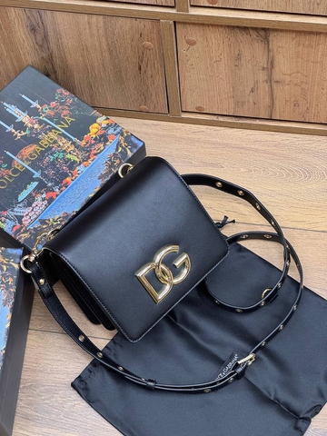 Dolce & Gabbana сумка женские натуральная кожа черные люкс 864281NV