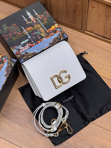 Dolce & Gabbana сумка женские натуральная кожа белые люкс 202339MC